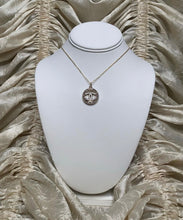 Load image into Gallery viewer, Crystal & White CC Necklace