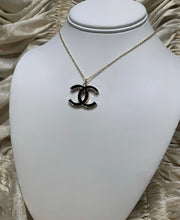 Load image into Gallery viewer, Large Black CC Necklace