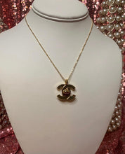 Load image into Gallery viewer, Gold CC Lock Necklace