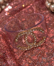 Load image into Gallery viewer, Crystal CC/Clear Acrylic Cuff Bracelet