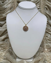 Load image into Gallery viewer, Pearl & Crystal Round CC Necklace