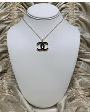 Load image into Gallery viewer, Large Black CC Necklace