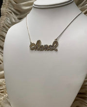 Load image into Gallery viewer, Crystal Name CC Necklace