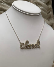 Load image into Gallery viewer, Crystal Name CC Necklace