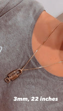 Load image into Gallery viewer, LV Lock & Key Necklace