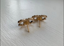 Load image into Gallery viewer, “Vivian” Crystal CC Stud Earrings