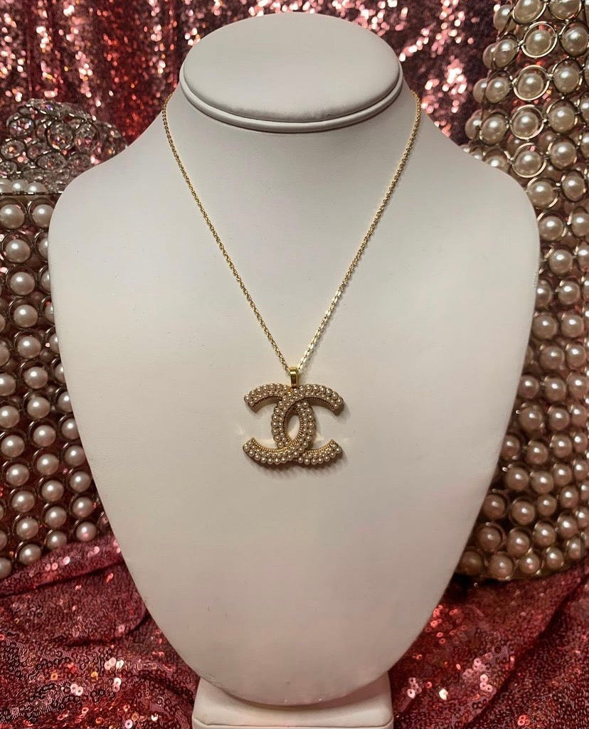 Big Pearl CC Necklace